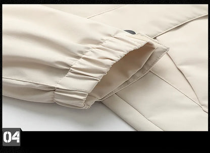 Men's Jacket 2024 Spring and Autumn Solid Colour Mountain System Outdoor Mountaineering Work Coat Men's Waterproof Stormcoat