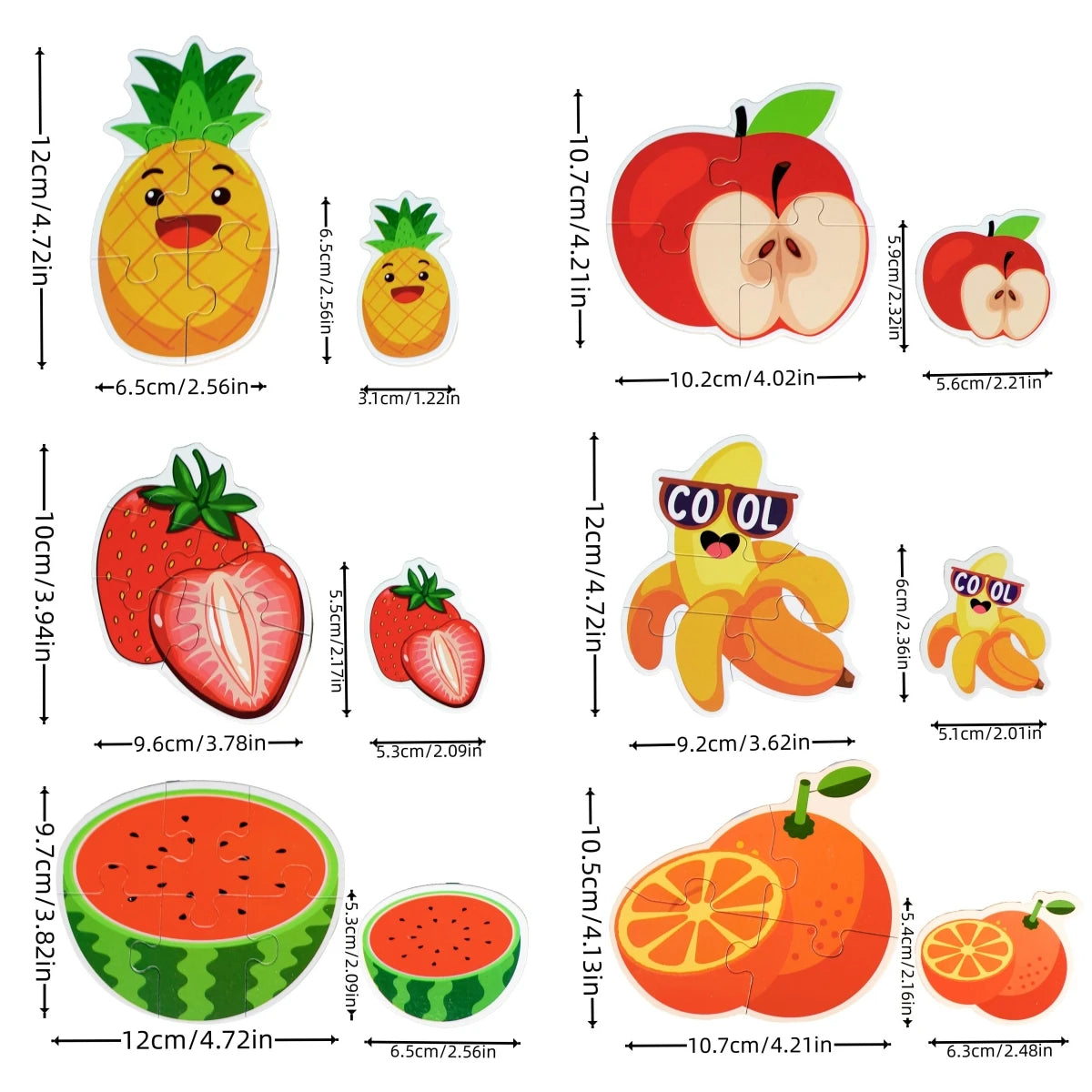 Children's puzzle toys, early education enlightenment cognition, cartoon patterns multiple themes