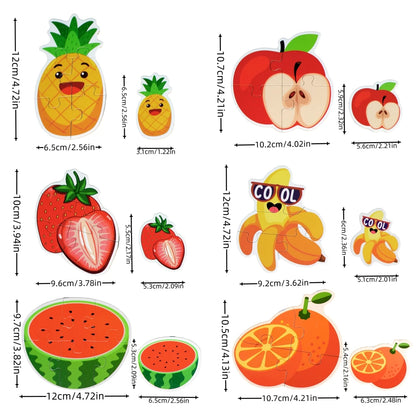 Children's puzzle toys, early education enlightenment cognition, cartoon patterns multiple themes
