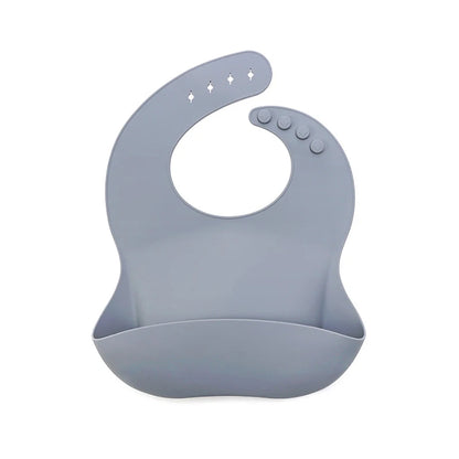 Baby Bibs Ins Style Print Waterproof Soft Silicone Baby Feeding Stuff Cute Pattern Kids Girl Boy Toddler Adjustable Children Bib