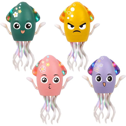 Interactive Moving Toys with Music & Light Electronic Light Up Music Toys Education Toddler Octopus Toy Children Development Toy