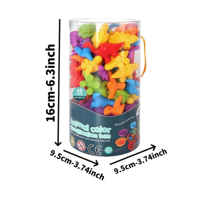Children's Early Education Enlightenment Counting Toys Montreal Toys Teaching Aids Family Cognitive Classification Toys
