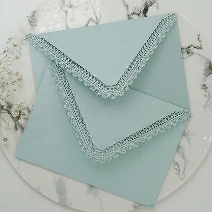 1PC Vintage Western Envelopes Kawaii Hollow Lace Letter Pads Bag Wedding Party Invitation Cards Cover Envelopes for Letter Pads