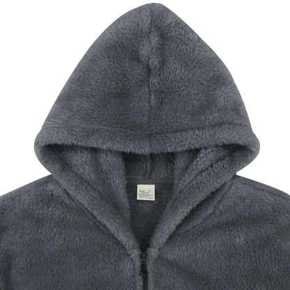 2024 American Style Heavy Coat Men's Winter Jacket Double-sided Fleece Warm Windbreaker Casual Sports Hooded Coat Bomber Jacket