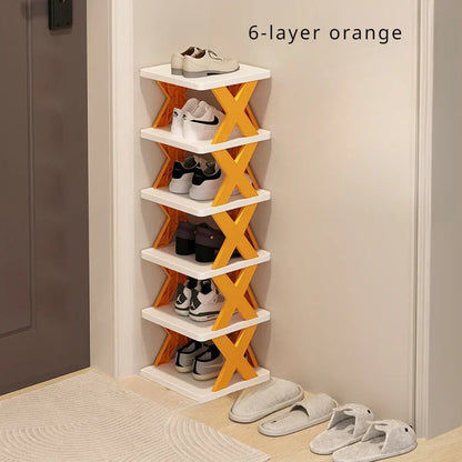 Multi-Ayer Shoe Rack Diy Organizer Clothes Storage Organizer Storage Shoes Shelf Racks Multi-Layer Detachable Storages Cabinet