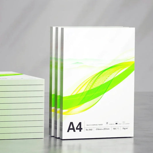 A4 Print Paper Office Paper White 100 Sheets Preferred All-wood Pulp Base Paper 70g Copy Print Office Essentials Stationery