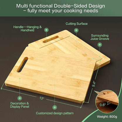 Wooden Cutting Board Kitchen Cutting Board For Meat Totally Bamboo Food Cutting Table Thickened Fruit Vegetables Chopping Panel