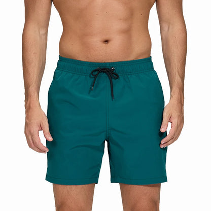 Escatch 2025 Mens Shorts Classic Quickly Dry Solid Sportswear Swim Trunks Beach Mesh Liner Surfing Traje De Baño Hombre Short