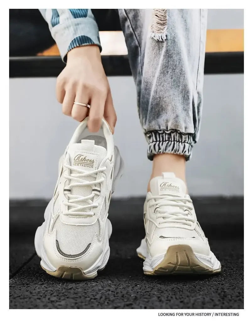 Fashionable men's sports shoes, high-quality men's casual shoes, soft-soled shock-absorbing running shoes
