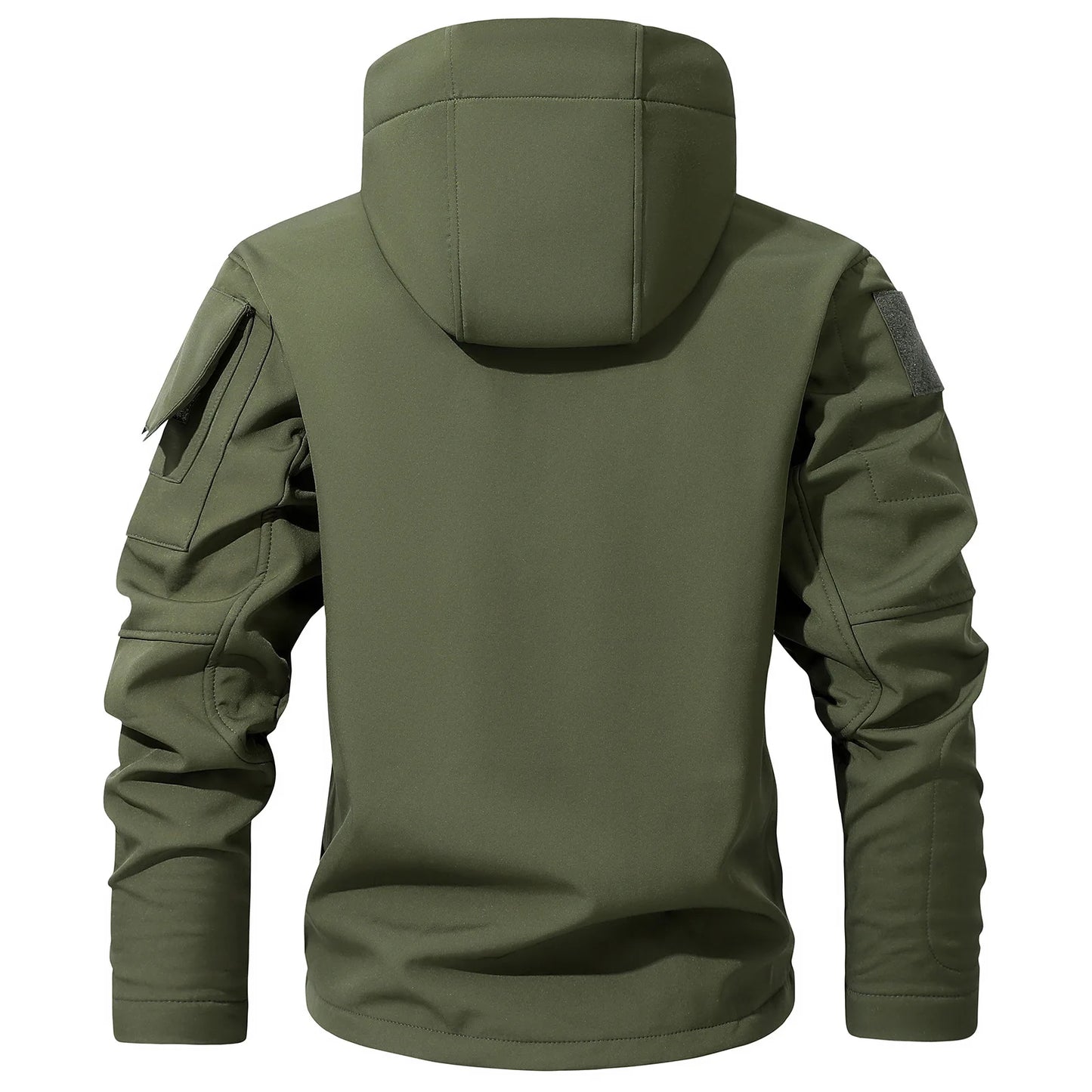 Mens workwear jacket loose fit hooded windbreaker outdoor casual streetwear stylish waterproof trekking coat rugged fashion