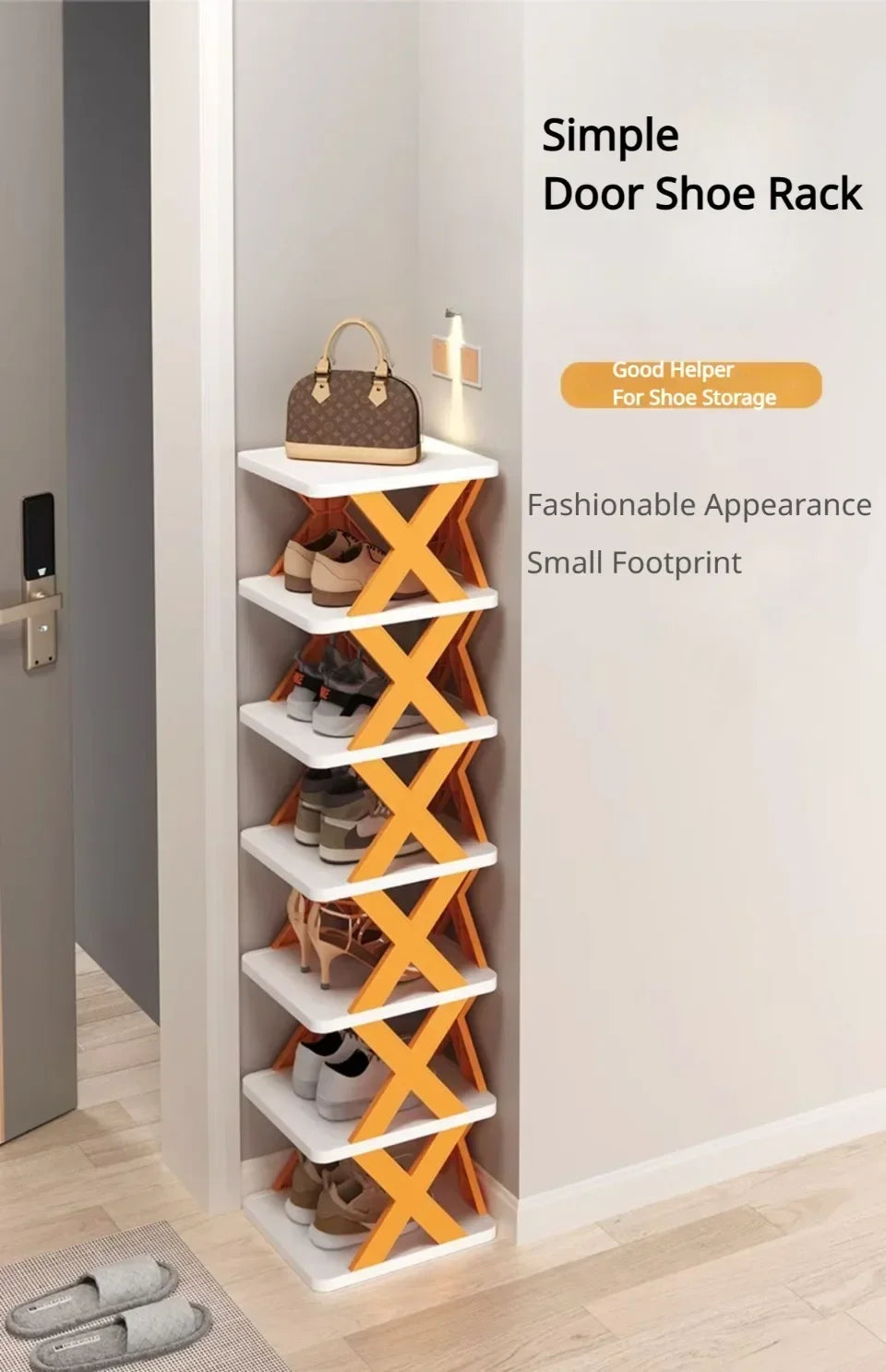 Multi-Ayer Shoe Rack Diy Organizer Clothes Storage Organizer Storage Shoes Shelf Racks Multi-Layer Detachable Storages Cabinet