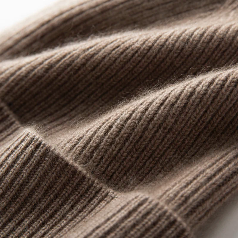 Winter New Hat for Men Knitted Korea Beanie Thick Hats Autumn Outdoor Warm Streetwear Cap Man 100% Cashmere Solid Color Soft Hat