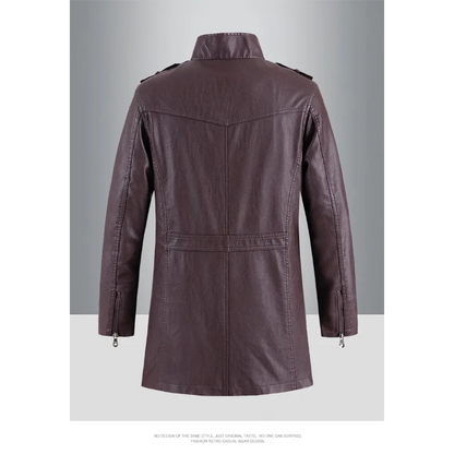 Men Medium and long Trench Coat  American Style Waterproof Windproof Long Jacket Business Casual Overcoat Spring Fall Outerwear