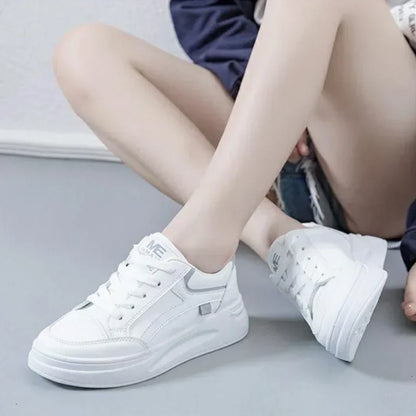 Fashion Women Shoes Summer Thick Sole White Sneaker Breathable Platform Tennis Women Running Shoes Female Casual Sneaker Zapatos