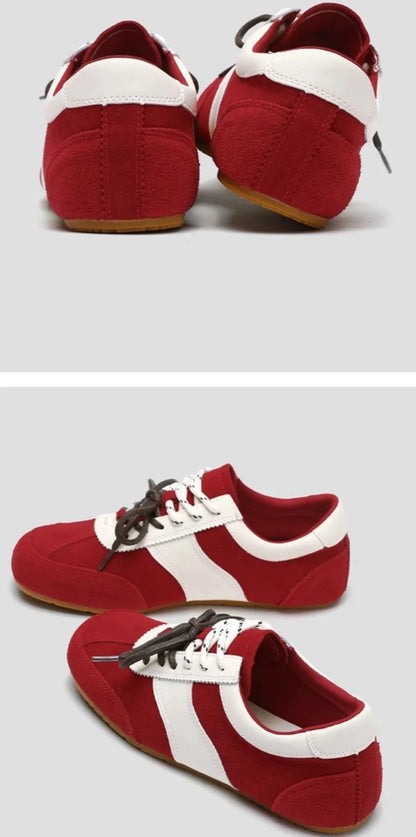Tennis Lace-Up Hike Shoes Sneakers Cross-tied Comfort Casual Flats Shoes Woman High Quality Sport Shoes Female Sneakers
