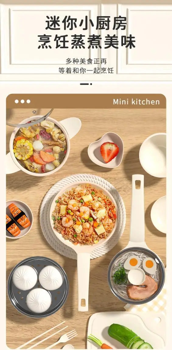 Mini Kitchenette Children'S Educational Toys Boy And Girl Pretend Play Kitchenette Full Set Real Cooking  Chidren Birthday Gifts