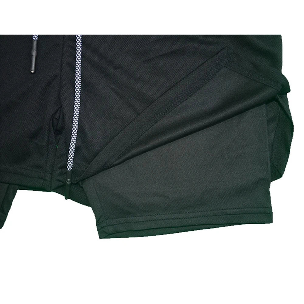 Men's Gym Performance Shorts 2 In 1 Running Quick-Drying Jogging Short Pants Workout Sportswear Yoga Basketball Shorts