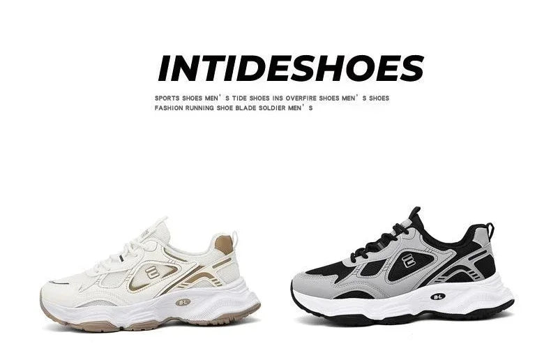 Fashionable men's sports shoes, high-quality men's casual shoes, soft-soled shock-absorbing running shoes