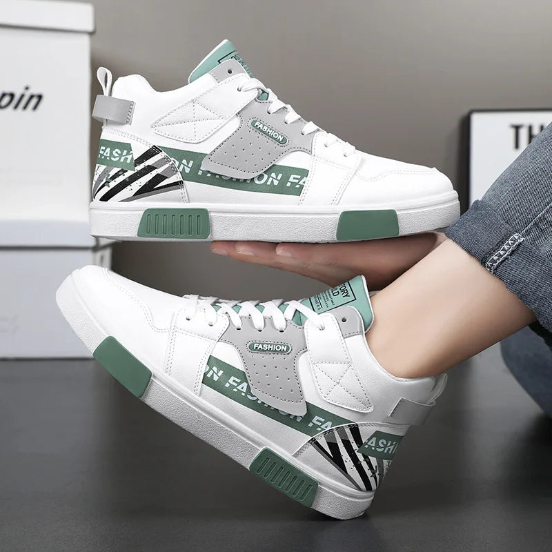 Men Casual Shoes Classic New Fashion Flat Breathable Sneakers Light Shoes Male Tennis Sneaker White Business Travel Footwear