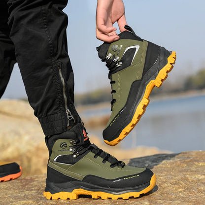 Indestructible Work Boots MEN'S AND WOMEN'S Style Waterproof Work Sports Shoes Steel Toe Boots Anti-puncture Protective Shoes