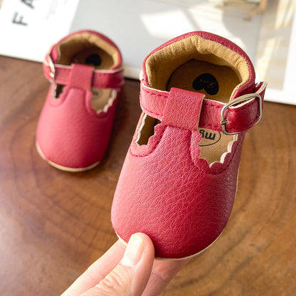 Baby Girls Mary Jane Flats Shoes Lightweight Non-Slip Sneakers Crib Shoes First Walkers Prewalkers For Newborn Infant, Halloween Gifts