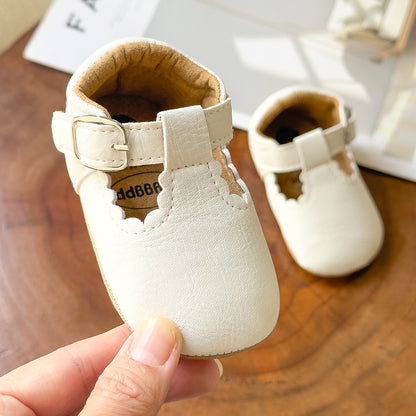 Baby Girls Mary Jane Flats Shoes Lightweight Non-Slip Sneakers Crib Shoes First Walkers Prewalkers For Newborn Infant, Halloween Gifts