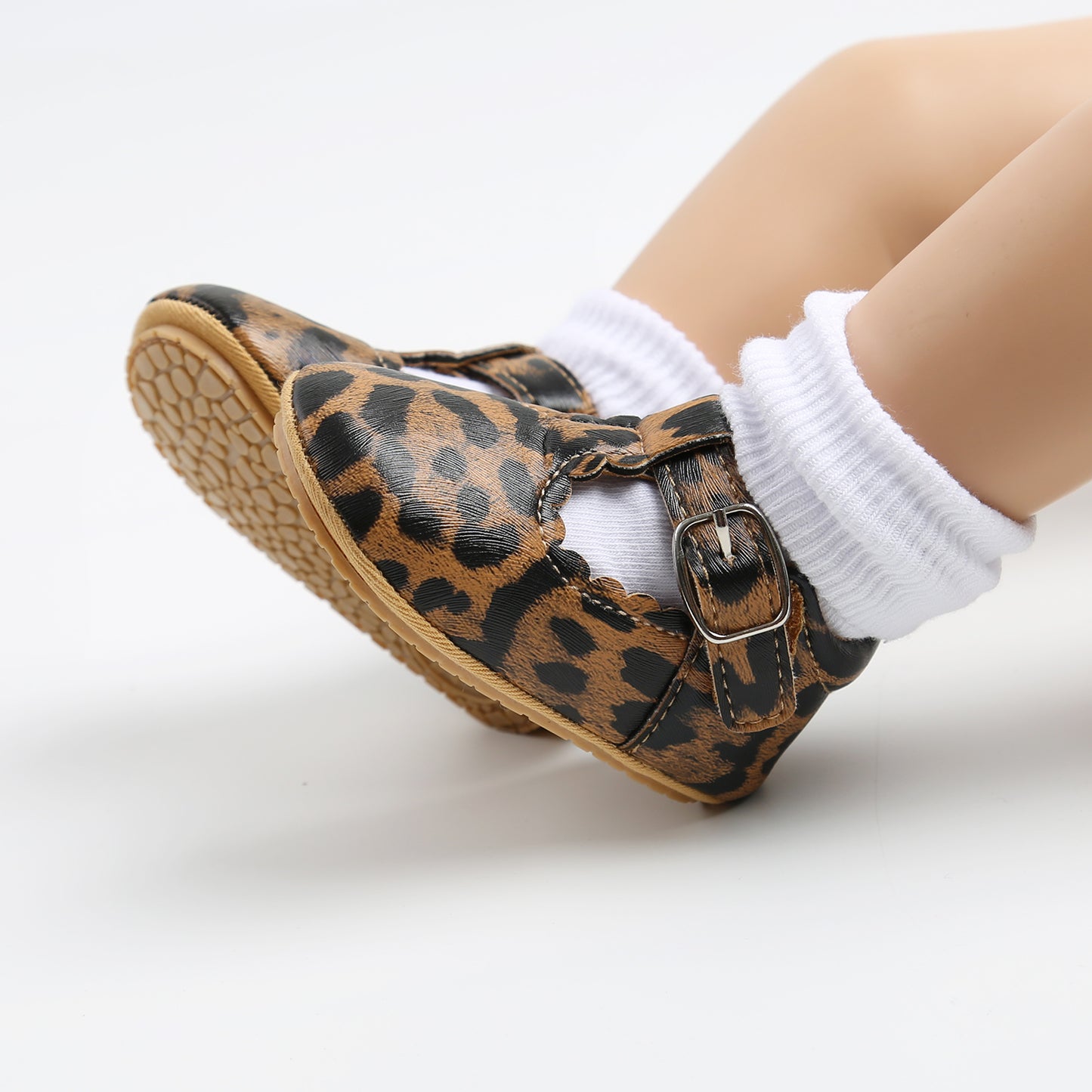 Baby Girls Mary Jane Flats Shoes Lightweight Non-Slip Sneakers Crib Shoes First Walkers Prewalkers For Newborn Infant, Halloween Gifts