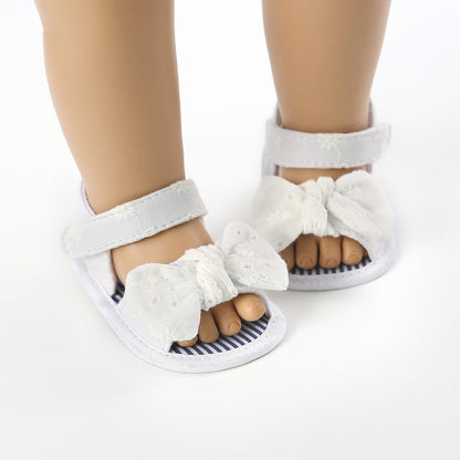 Adorable Baby Girl's Sandals - Non-Slip, Breathable, Comfortable Shoes for Toddler's First Steps, Walking, and Outdoor Play - Soft, Lightweight, Easy to Wear and Remove