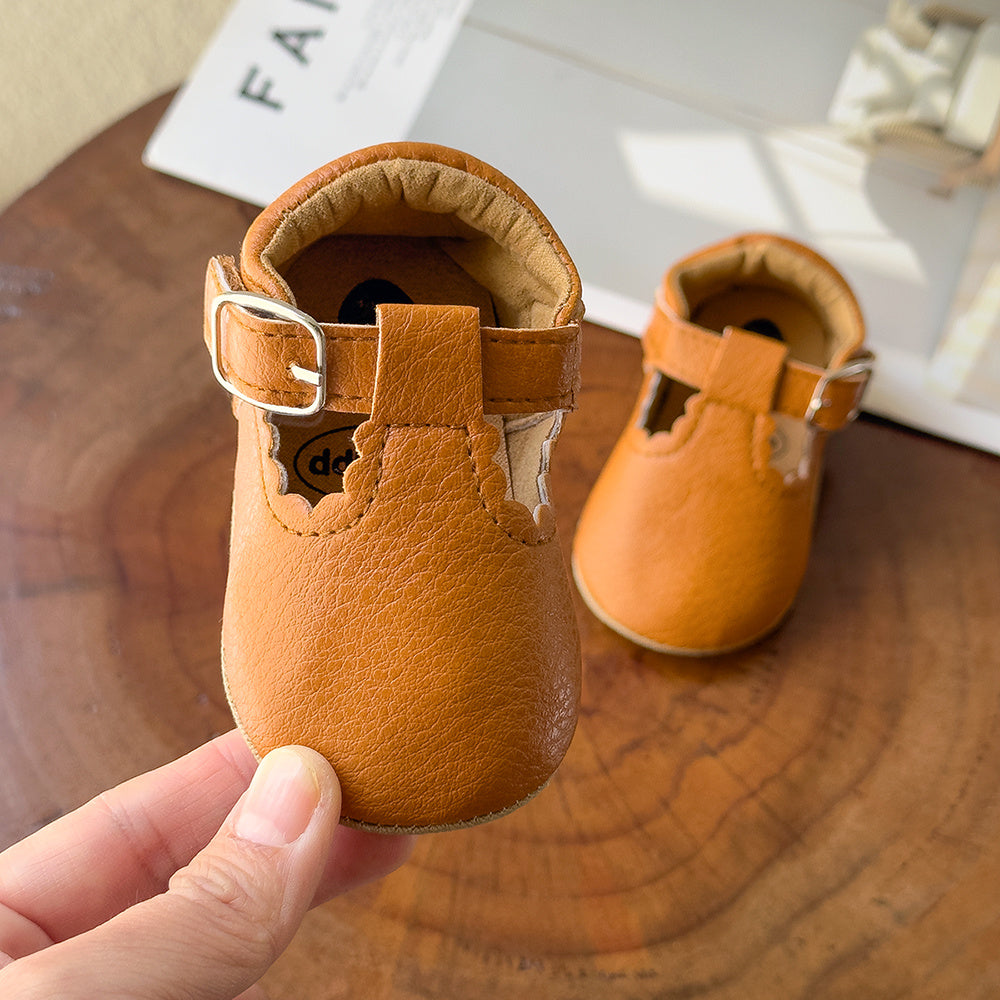 Baby Girls Mary Jane Flats Shoes Lightweight Non-Slip Sneakers Crib Shoes First Walkers Prewalkers For Newborn Infant, Halloween Gifts