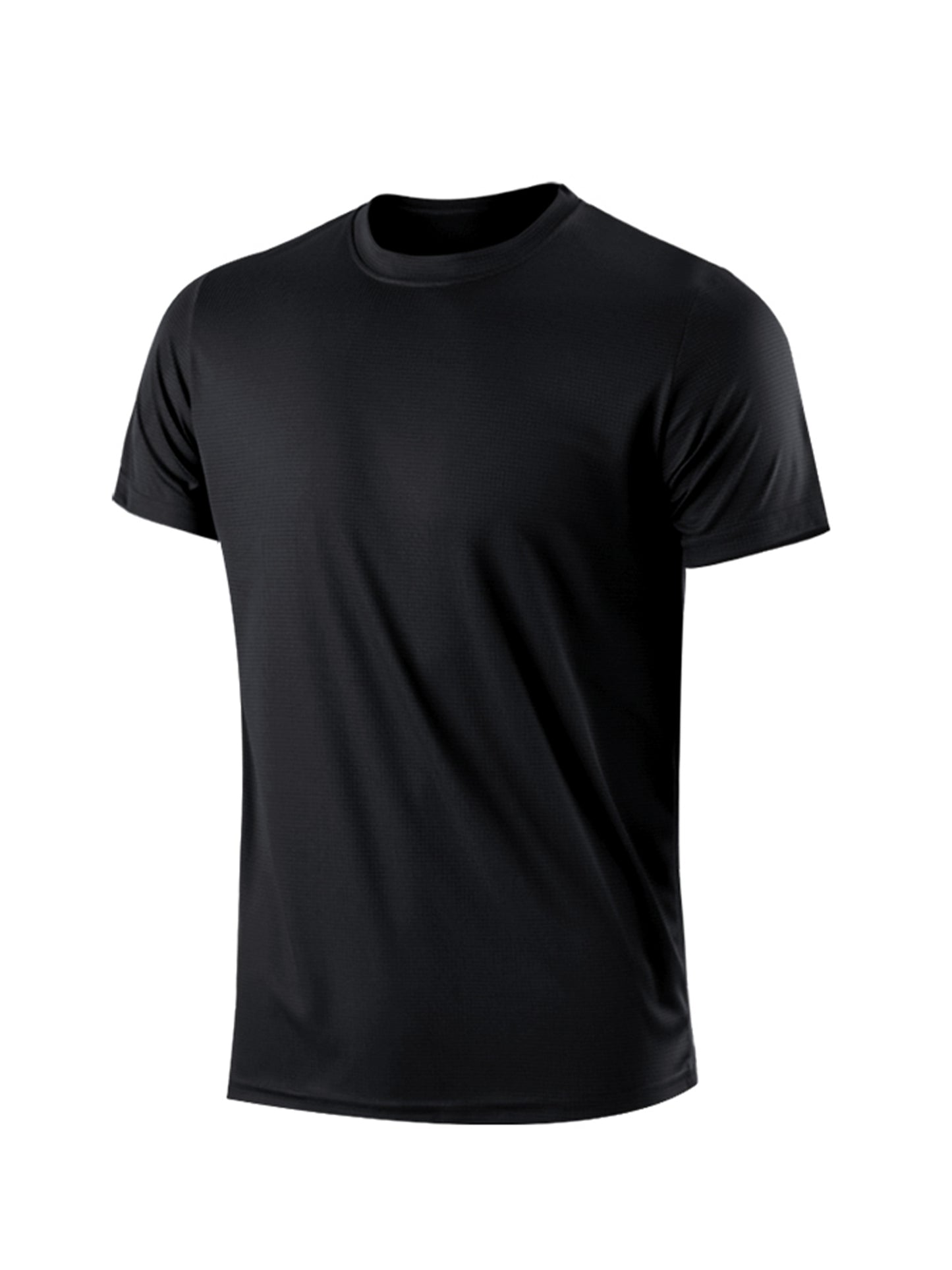 Men's Quick-Dry Athletic T-Shirt - Neon Green Workout Shirt, Lightweight Moisture-Wicking Gym Tee for Running, Training, Boxing, Cycling - Breathable Athletic Top with Round Neck, Gym Shirt, Sports Apparel, Sleek Design, Elas