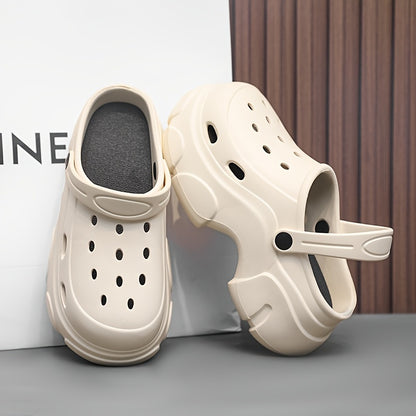 Men'S And Women'S Platform Crocs Summer Wear Non-Slip And Beach Comfort Slippers