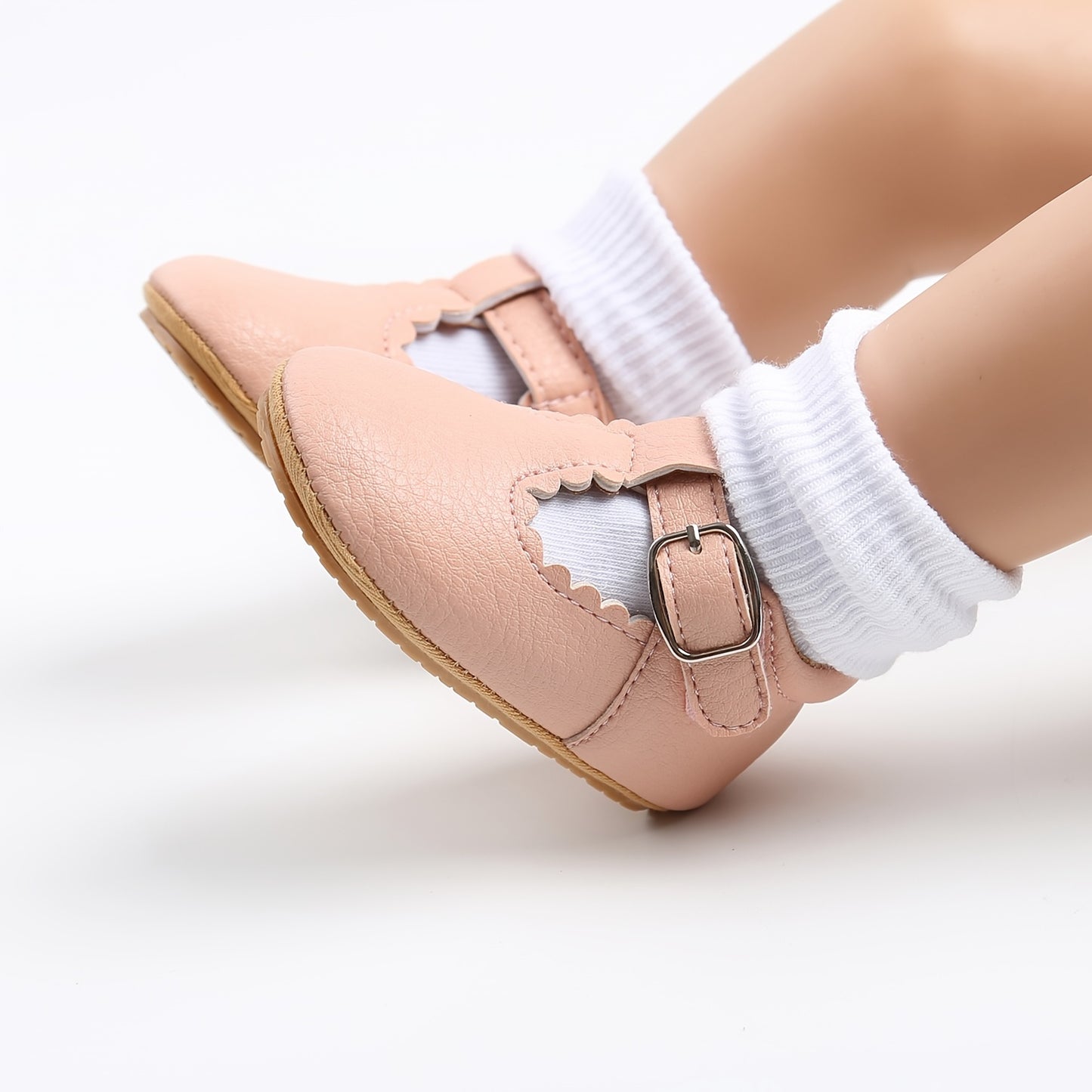 Baby Girls Mary Jane Flats Shoes Lightweight Non-Slip Sneakers Crib Shoes First Walkers Prewalkers For Newborn Infant, Halloween Gifts