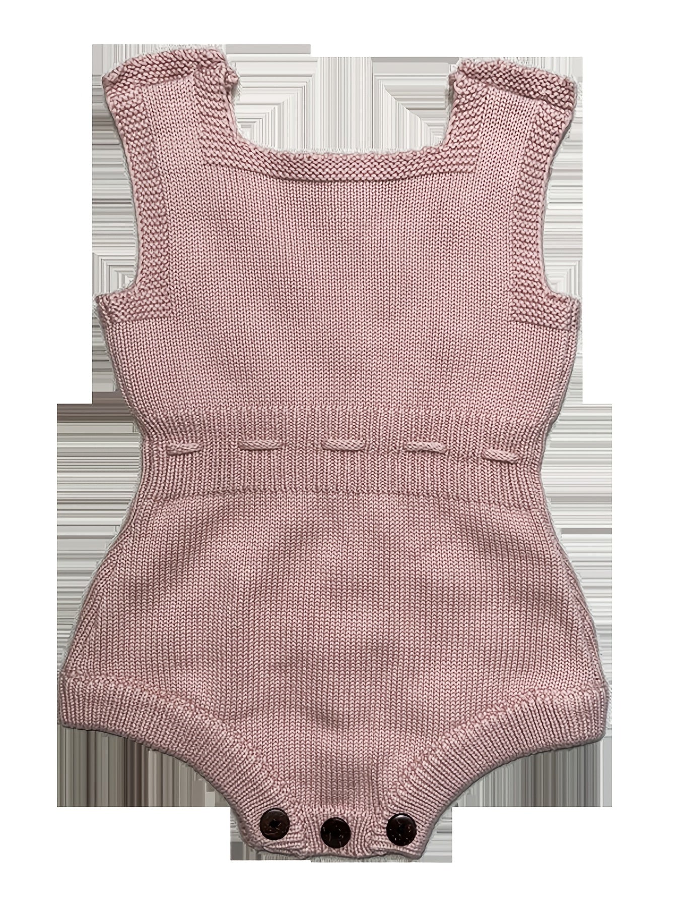 Adorable Hand-Knitted Newborn Baby Romper - Soft 100% Cotton, Pompom Details, Breathable, Comfortable, One-Piece Jumpsuit Overalls for Baby Boys and Girls, 2022 Latest Design