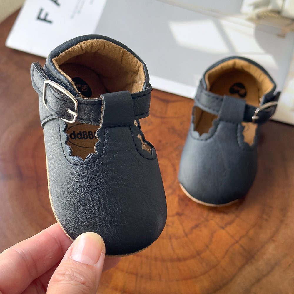 Baby Girls Mary Jane Flats Shoes Lightweight Non-Slip Sneakers Crib Shoes First Walkers Prewalkers For Newborn Infant, Halloween Gifts