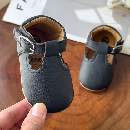 Baby Girls Mary Jane Flats Shoes Lightweight Non-Slip Sneakers Crib Shoes First Walkers Prewalkers For Newborn Infant, Halloween Gifts