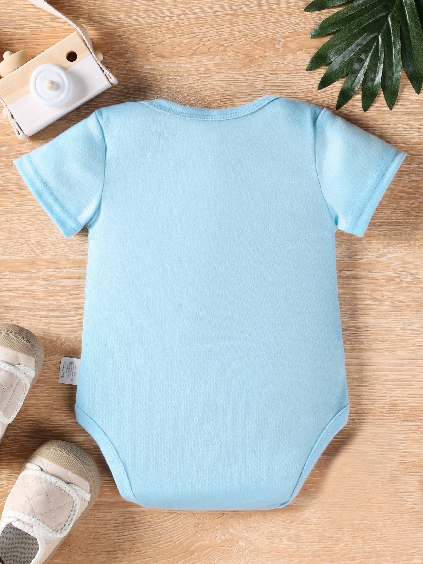 My Great Aunt Loves Me" Letter Print Newborn Baby Romper with Short Sleeves and Cute Onesie for Kids, Perfect for Outdoor