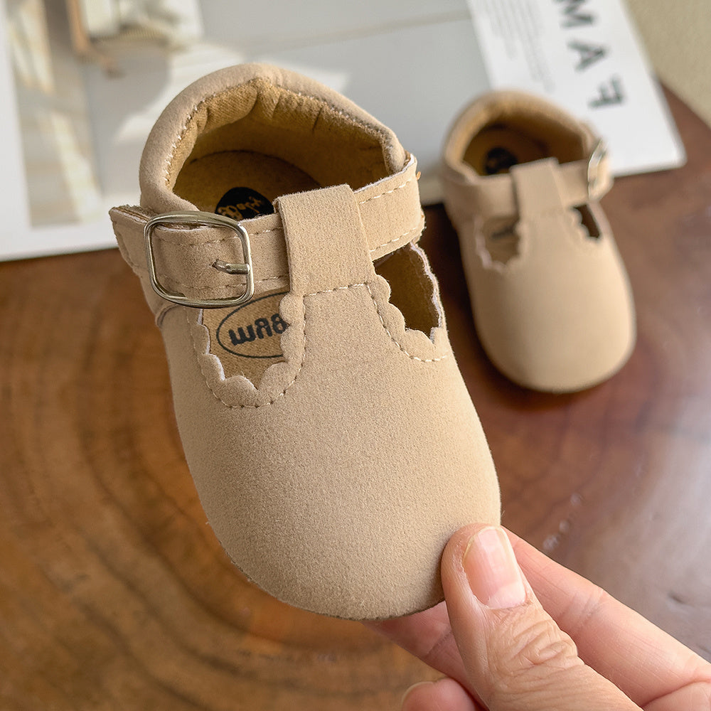 Baby Girls Mary Jane Flats Shoes Lightweight Non-Slip Sneakers Crib Shoes First Walkers Prewalkers For Newborn Infant, Halloween Gifts