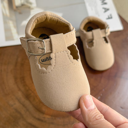 Baby Girls Mary Jane Flats Shoes Lightweight Non-Slip Sneakers Crib Shoes First Walkers Prewalkers For Newborn Infant, Halloween Gifts
