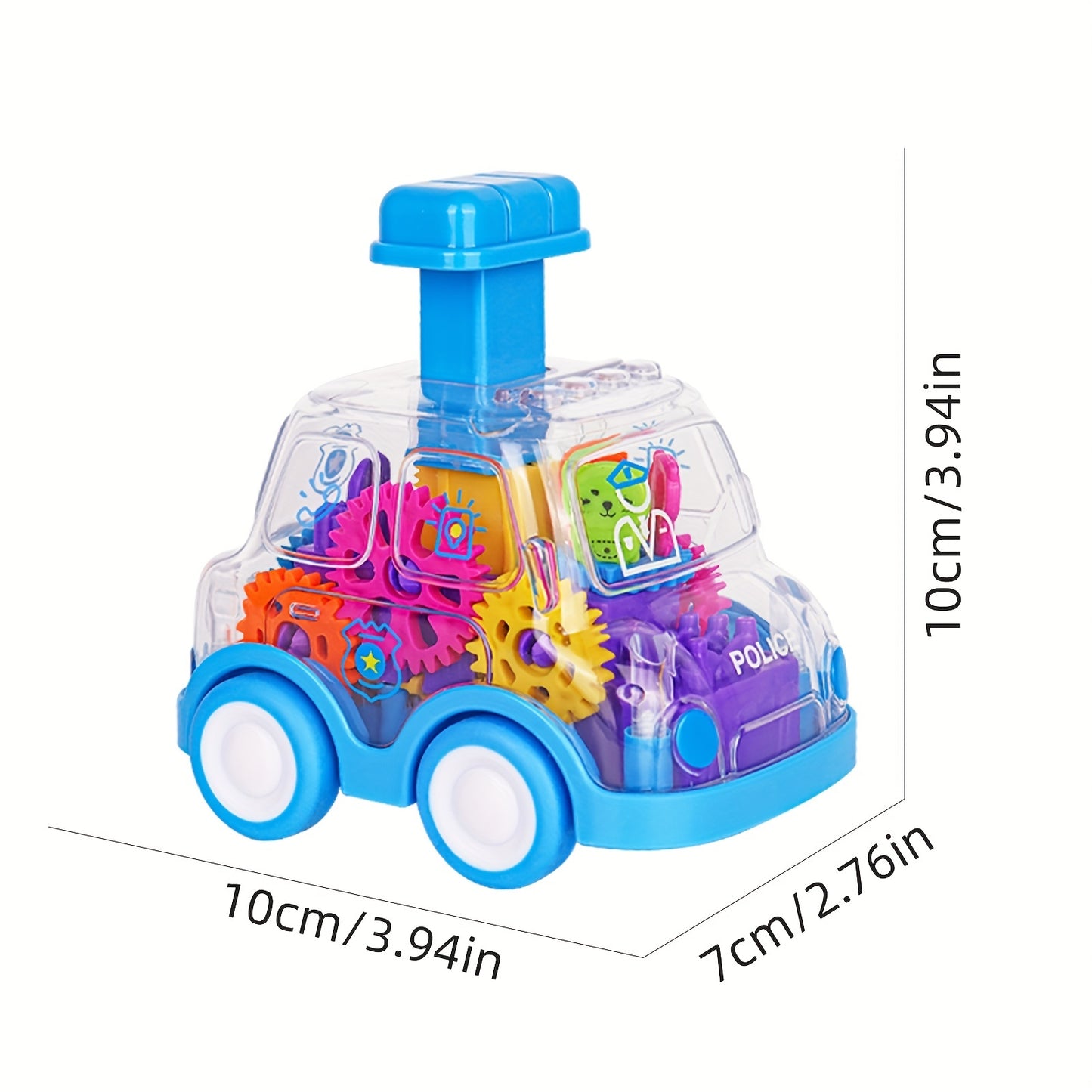 Children Press Car Boy 3 Inertia Pull Back Car 1-2 Years Old Baby 6 Months Baby Educational Toy Resistant To Falling