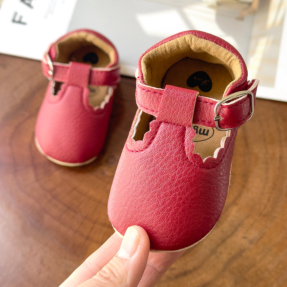 Baby Girls Mary Jane Flats Shoes Lightweight Non-Slip Sneakers Crib Shoes First Walkers Prewalkers For Newborn Infant, Halloween Gifts