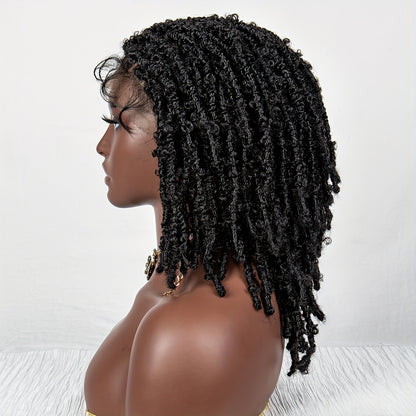 Heat Resistant Butterfly Locs Crochet Wig for Women - Soft and Stylish Synthetic Hair Braids