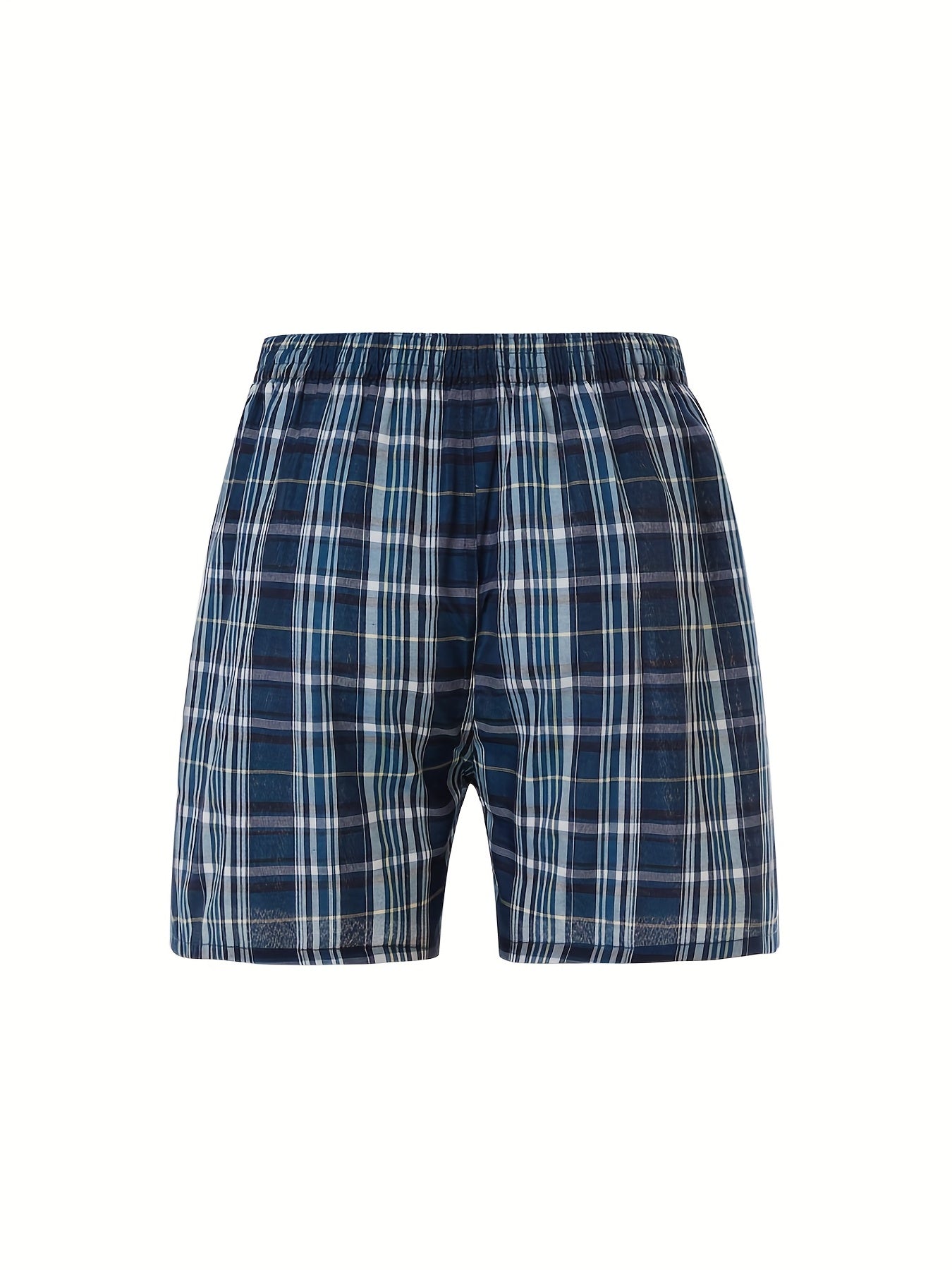 10 Pcs JupiterSecret Mens Loose Fit Cotton Blend Boxer Shorts - Elastic Waistband, Button Fly, Striped Pattern, Non-Stretch Fabric, Casual Wear for Everyday Comfort - Random Style