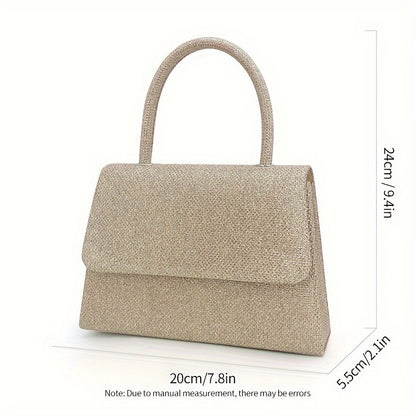 Rhinestone Decor Evening Bag, Glitter Clutch Purse For Women, Sparkly Handbag For Wedding Party Prom for Carnaval Music Festival